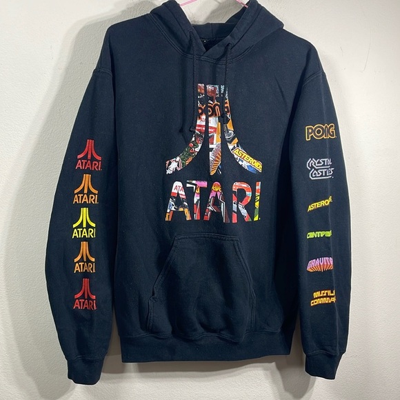 (N) Atari Hoodie Sweater Pullover Size Small Black Promo Men's
Pullover - Picture 1 of 11